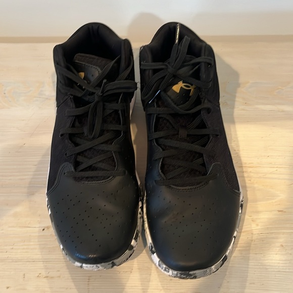 Under Armour men's basketball shoes black and white Jet '21  size 11.5 - Picture 4 of 6